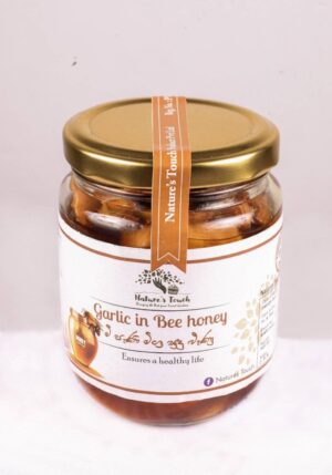 Garlic in bee honey